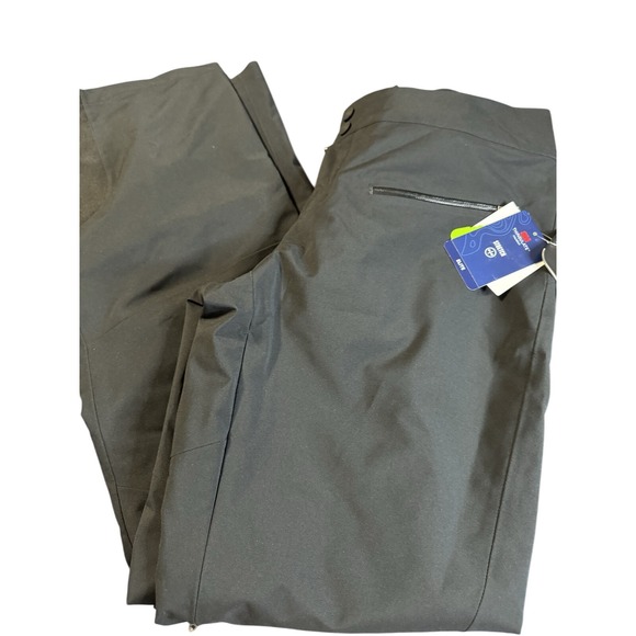 Obermeyer Bliss Pant Snow Ski Bottoms Black Women's 14 Long ‎ - $199 - NWT - Picture 1 of 6